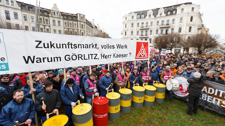 Protestaktion im November 2017 in Görlitz.