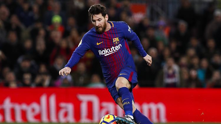 Trifft und trifft und trifft für Barcelona: Lionel Messi.