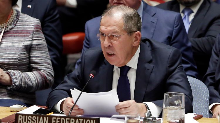 Russlands Außenminister Sergej Lawrow steht ebenfalls auf der Sanktionsliste.