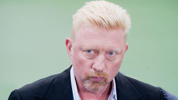 Er guckt nur grimmig - in Wahrheit kann er noch lachen: Boris Becker.