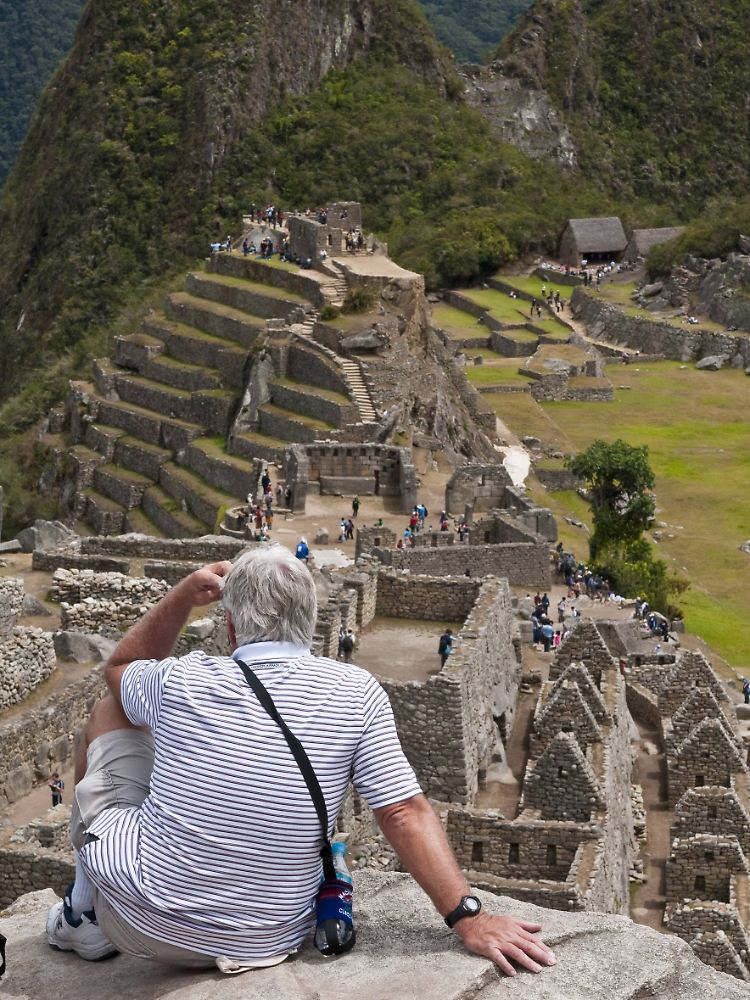 Machu Picchu ist eine der Hauptattraktionen Perus und immer sehr gut besucht.
