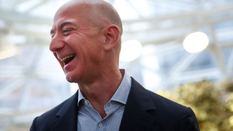 Amazon-Gründer Jeff Bezos hat gut Lachen. Er hält 16 Prozent am Konzern. 