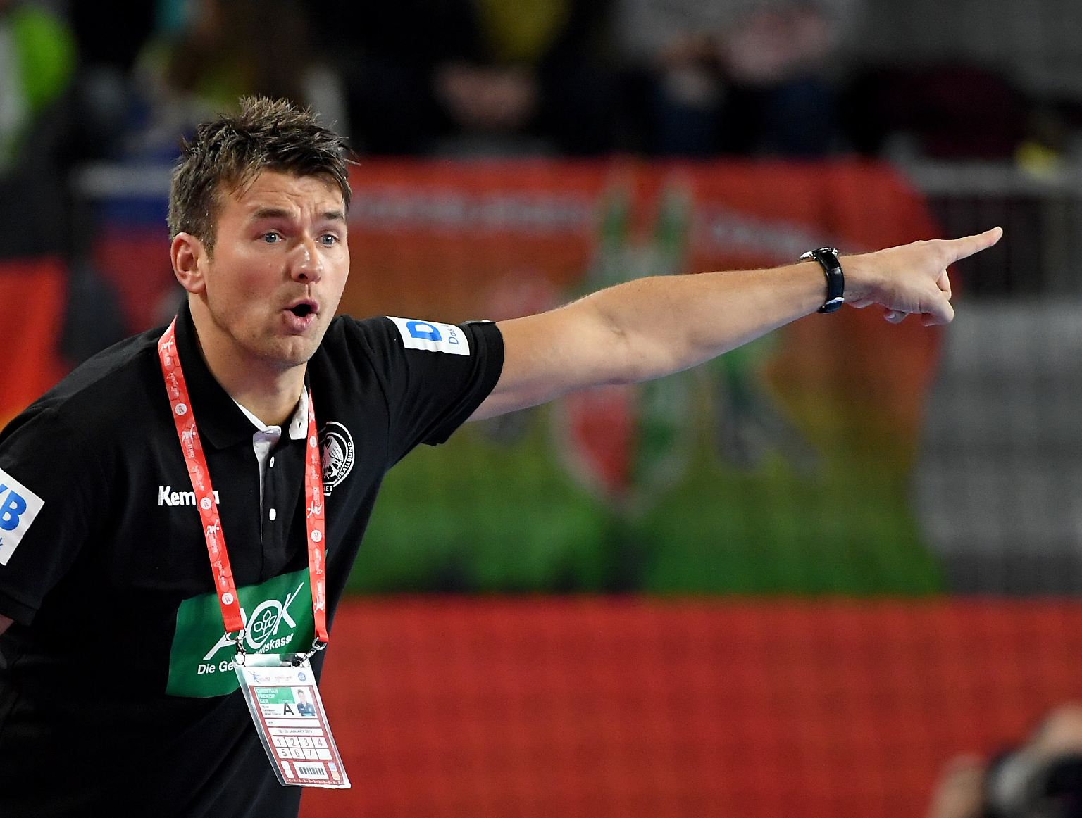 Da entlang geht's zur Heim-WM! Bundestrainer Christian Prokop gibt die Richtung vor. 