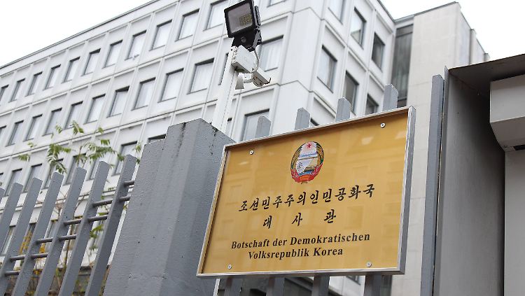 Die nordkoreanische Botschaft in Berlin.