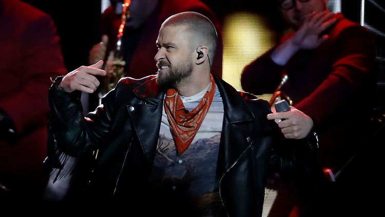 Mit "Rock Your Body" ging Justin Timberlake 2004 in die Super-Bowl-Geschichte ein. Diesmal war sein Auftritt vergleichsweise harmlos.  