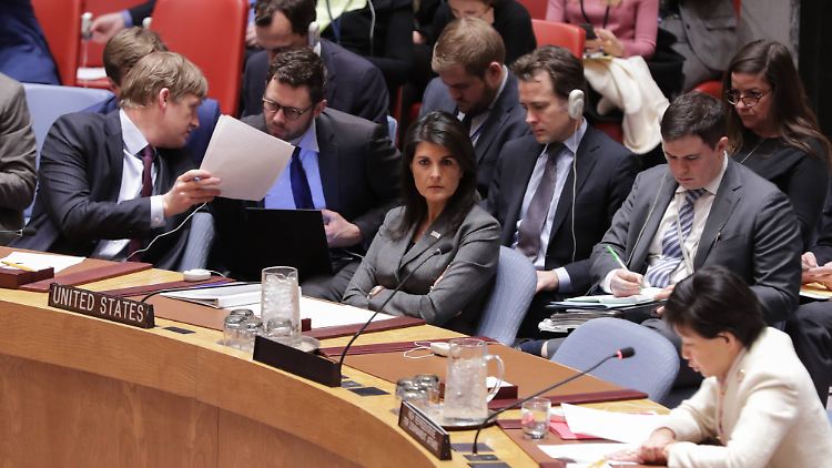 Laut US-Botschafterin Niki Haley gibt "offensichtliche Hinweise auf Dutzende Opfer", die die Chlorgasattacken in der Rebellenhochburg Ost-Ghuta belegen.