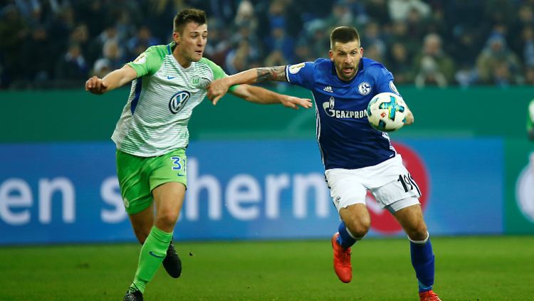Ein Mann, ein Tor: Guido Burgstaller schoss Schalke gegen Wolfsburg im Pokal weiter.