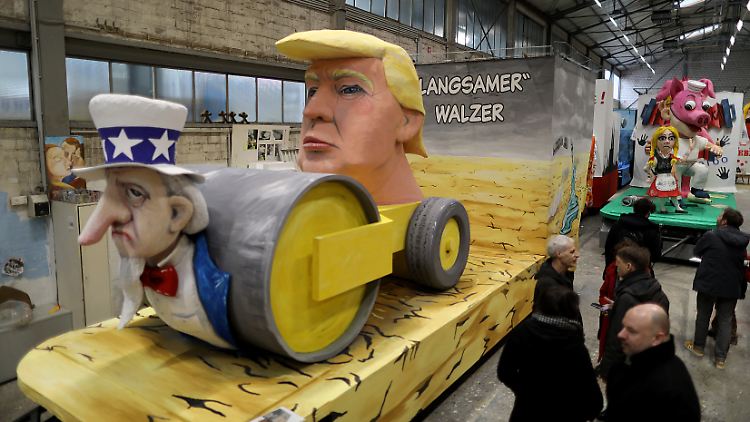 Der US-Präsident als "langsamer Walzer", der mühsam aufgebaute Strukturen überrollt.