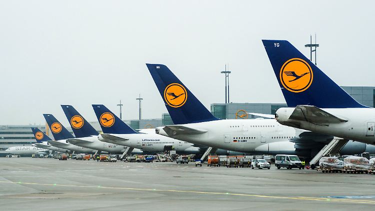 Die Deutsche Lufthansa hat den Großteil ihrer Flugzeugflotte stillgelegt.