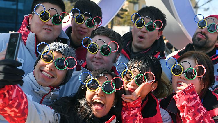 Freude in Südkorea: Sie reden lieber über die "schönen Spiele".