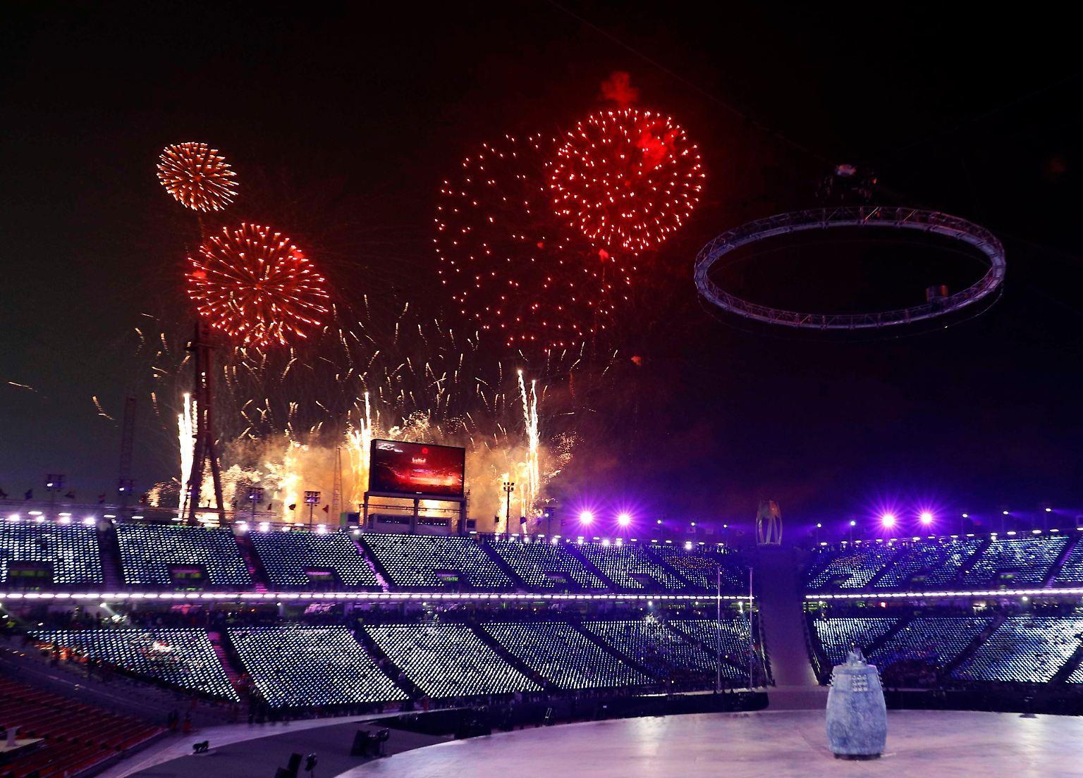 Die 23. Olympischen Winterspiele in Südkorea sind offiziell eröffnet.
