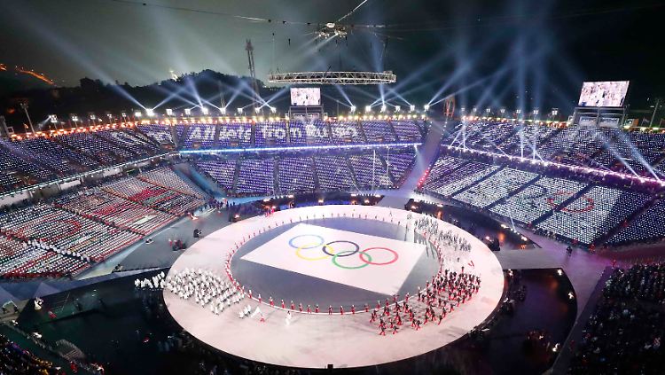 Olympia-Eröffnung mit Pfiff - auch für die "Olympischen Athleten aus Russland".