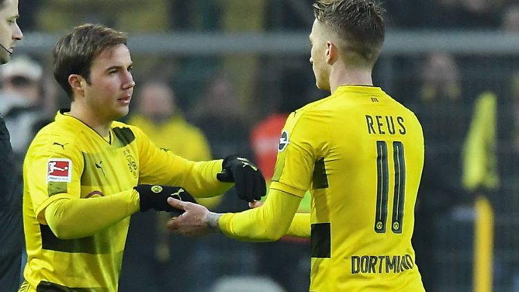 Kurz vor dem Ende der Bundesligasaison feiern Mario Götze (l.) und Marco Reus ein Qualitätscomeback.