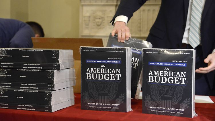 Laut US-Medien reine "Science Fiction": der Budget-Vorschlag von Donald Trump. 