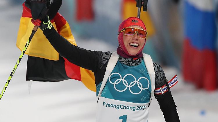 Läuft auch im Einzel um Gold: Laura Dahlmeier