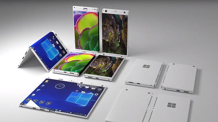 So stellt sich Produktdesigner M Danish Attari das Surface Phone vor.