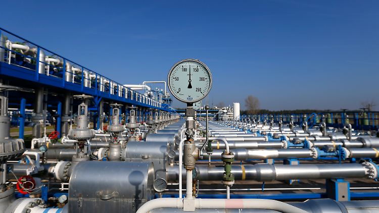 Gasspeicher des staatlichen ungarischen Energieversorgers MVM.