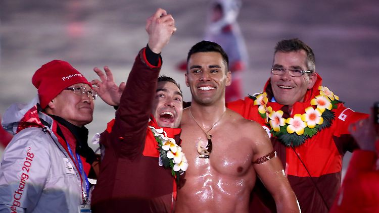 Pita Taufatofua trat bei der Olympia-Eröffnungsfeier mit geölter Brust und Bastrock auf. In Pyeongchang will er im Skilanglauf antreten.
