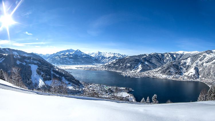 Das Zeller Becken bietet ein echtes Winterparadiespanorama.