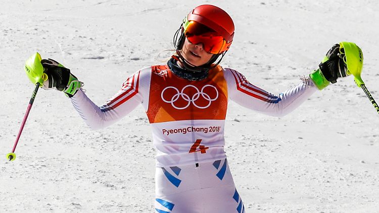 Das war nix - Mikaela Shiffrin enttäuscht sich selbst.