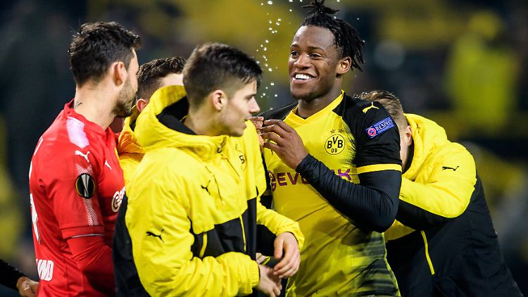Richtig strahlen kann beim BVB derzeit nur einer: Volltreffer-Neuzugang Michy Batshuayi.