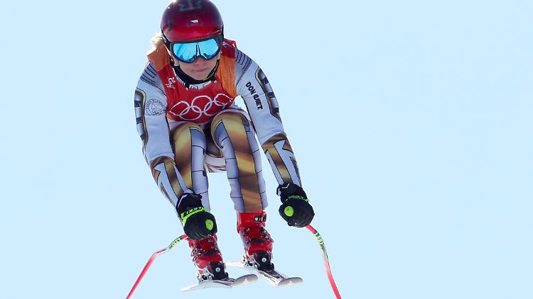 "Richtig cool": Ester Ledecka aus Tschechien.