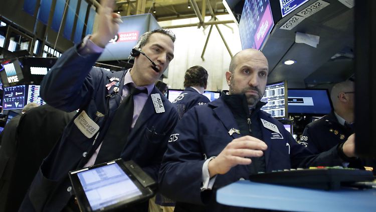 Händler an der Wall Street: Sie dürften sich in dieser Woche - wie alle Anleger - vor allem für die Worte von Jerome Powell interessieren.