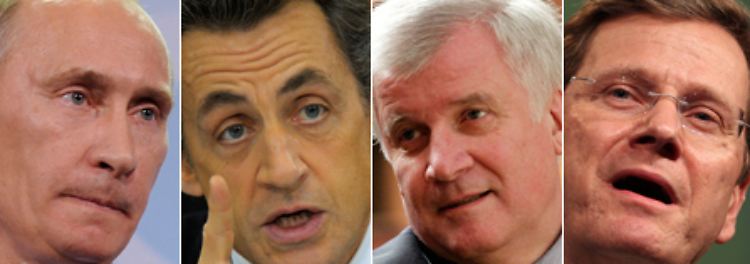 Putin, Sarkozy, Seehofer, Westerwelle: Sie alle sind Thema.