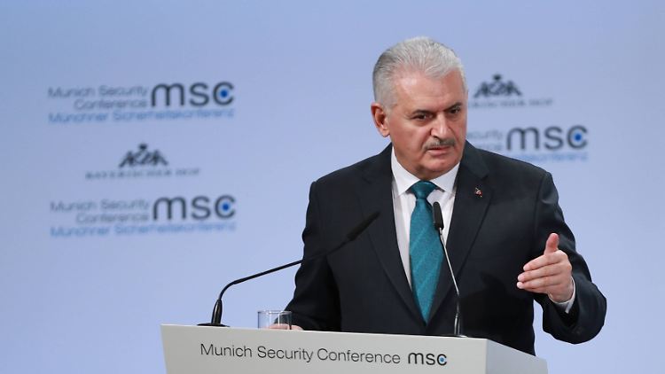 Yildirim vertritt auf der Münchner Sicherheitskonferenz die Türkei.