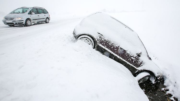 In Baden-Württemberg fiel richtig viel Schnee.