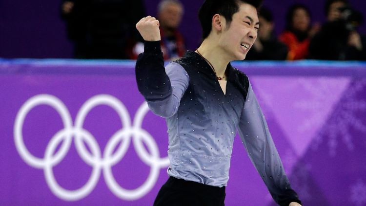 Jin Boyang erhielt Bestnoten für seinen Olympia-Auftritt - das aber seltsamerweise nur von seinem Landsmann im Preisrichtergremium. Nun ermittelt der Weltverband.