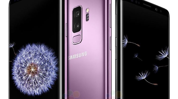 Das Galaxy S9 Plus in der neuen Farbe "Lilac Purple".