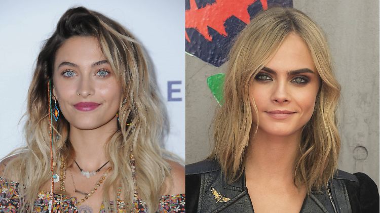 Paris Jackson und Cara Delevingne sollen sich bei den MTV Movie Awards 2017 kennengelernt haben.