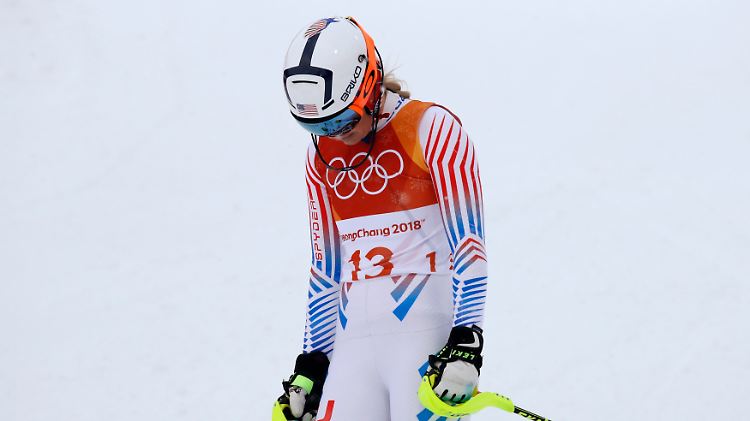  "Ich bin nur die alte Frau, die versucht, sich an eine Medaille zu klammern": Lindsey Vonn.
