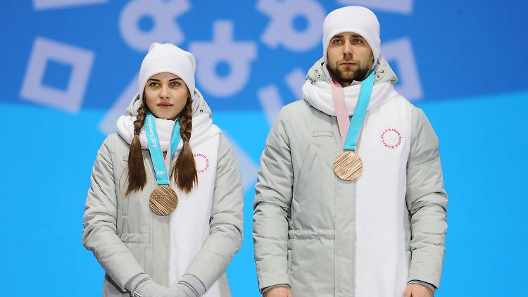 Anastassija Brysgalowa Ehemann muss seine Bronzemedaille zurückgeben. Sie sicherlich auch.