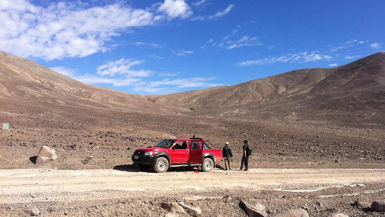 Einer der Orte, an denen Proben genommen wurden: Lomas Bayas im Zentrum der Atacama-Wüste