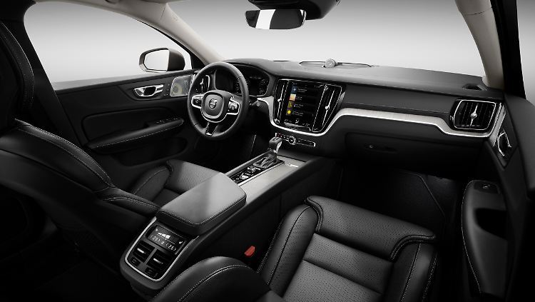 Schnörkellos und schick, der Innenraum des neuen Volvo V60.