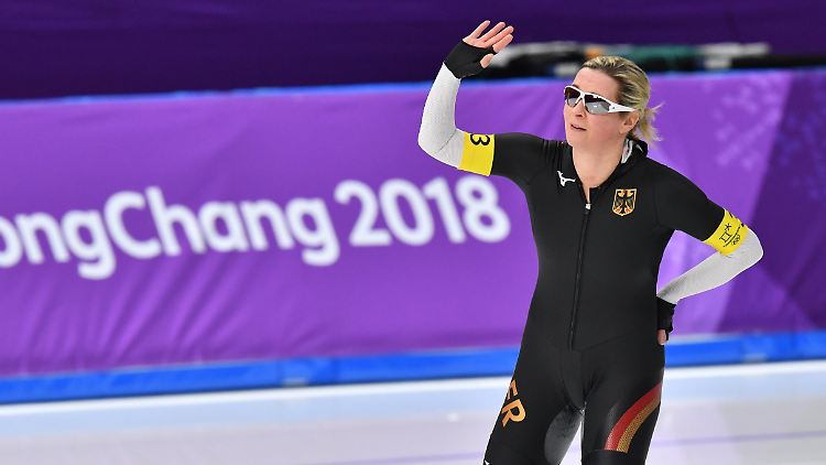 Ein letztes Hallo? Für Claudia Pechstein könnte der Massenstart den Abschied von der Olympiabühne bedeuten.