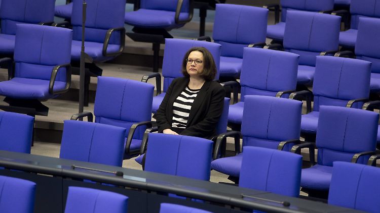 Andrea Nahles wollen derzeit nur wenige als Kanzlerin sehen.