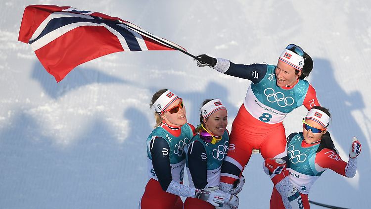 Langlauf-Königin Marit Björgen lief über 30 Kilometer zu ihrem achten Olympia-Gold.