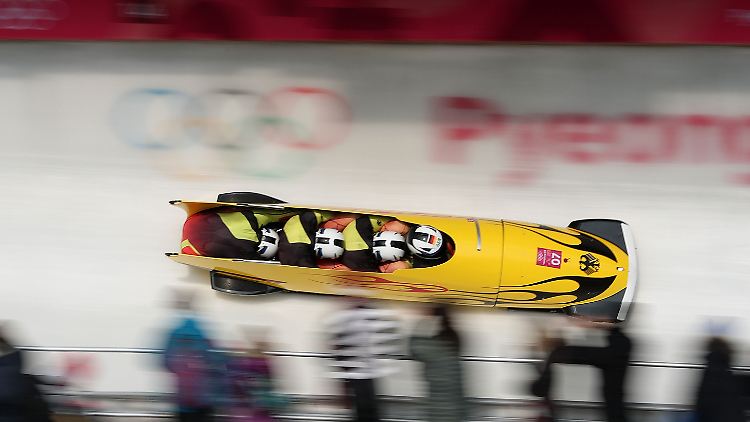 Unschlagbar im olympischen Bobkanal: Francesco Friedrich und seines Crews im Zweier und Vierer.