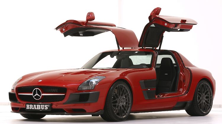 Tiefer und breiter: Brabus drückt den Mercedes SLS auf die Straße.
