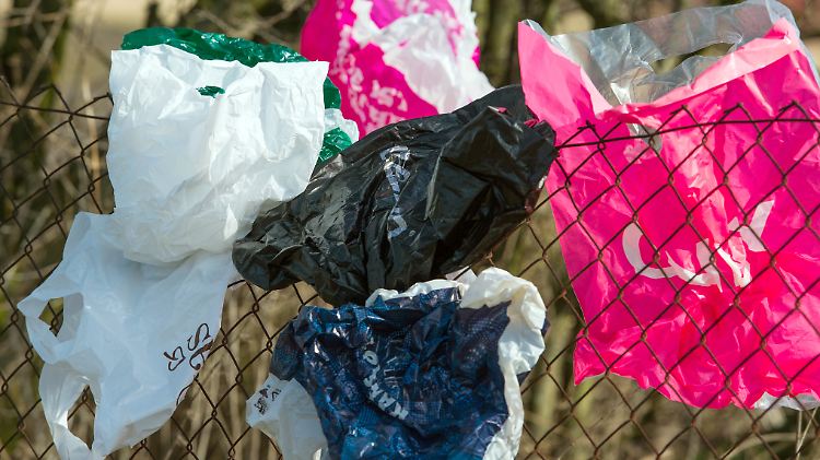 Plastiktüten sind auch in Deutschland nach wie vor ein Umweltproblem.