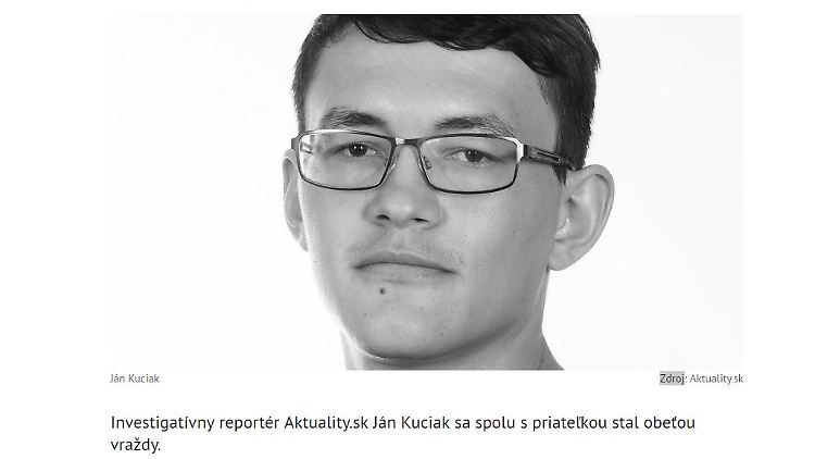 Eiskalter Mord: Wer steckt hinter dem Anschlag auf Jan Kuciak und seine Verlobte?