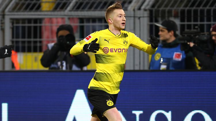Bringt die Borussen 1:0 in Führung: Marco Reus.