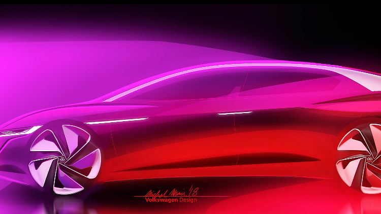 Mit dem I.D. Vizzion gibt VW Ausblick auf einen potentiellen Tesla-Konkurrenten.