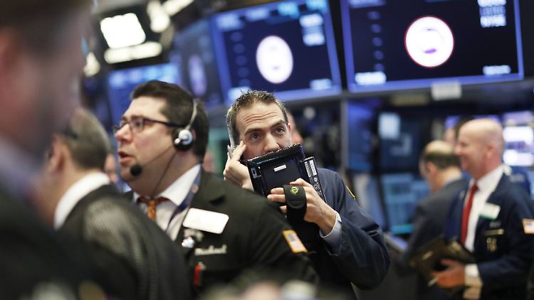 An der Wall Street geht es mit den Kursen mehrheitlich bergab.