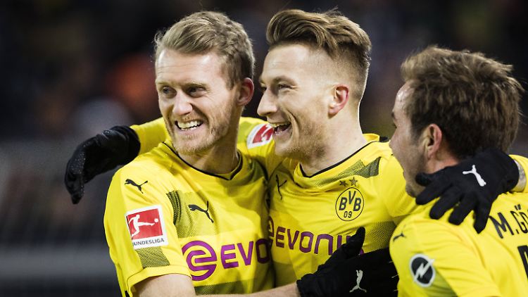 Dynamisches Trio: André Schürrle, Marco Reus und Mario Götze.