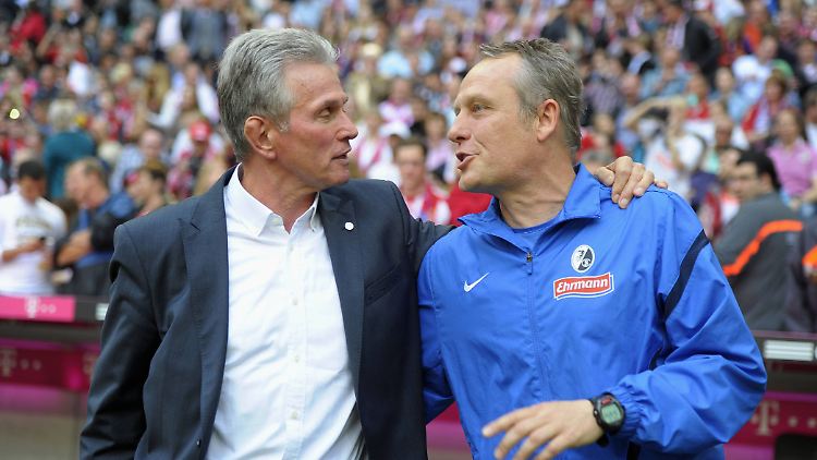 Zwei, die sich schätzen und mögen. Christian Streich könnte die Nachfolge von Jupp Heynckes bei den Bayern antreten.