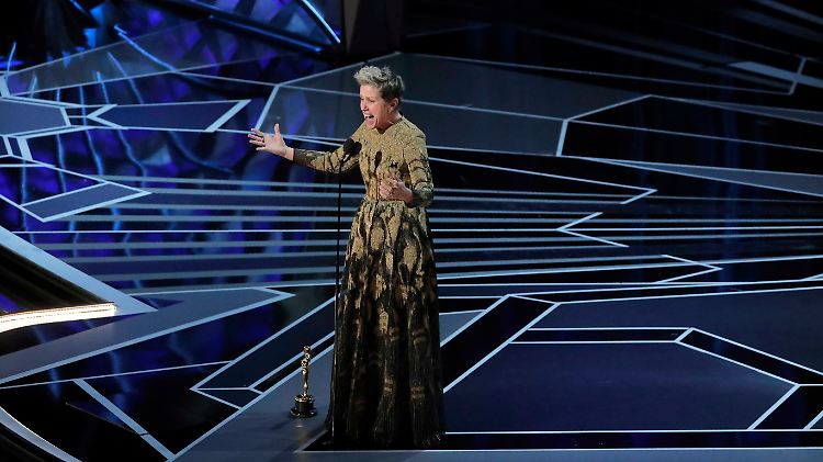 Lässt auf ihre große schauspielerische Leistung eine große Rede folgen: Frances McDormand.